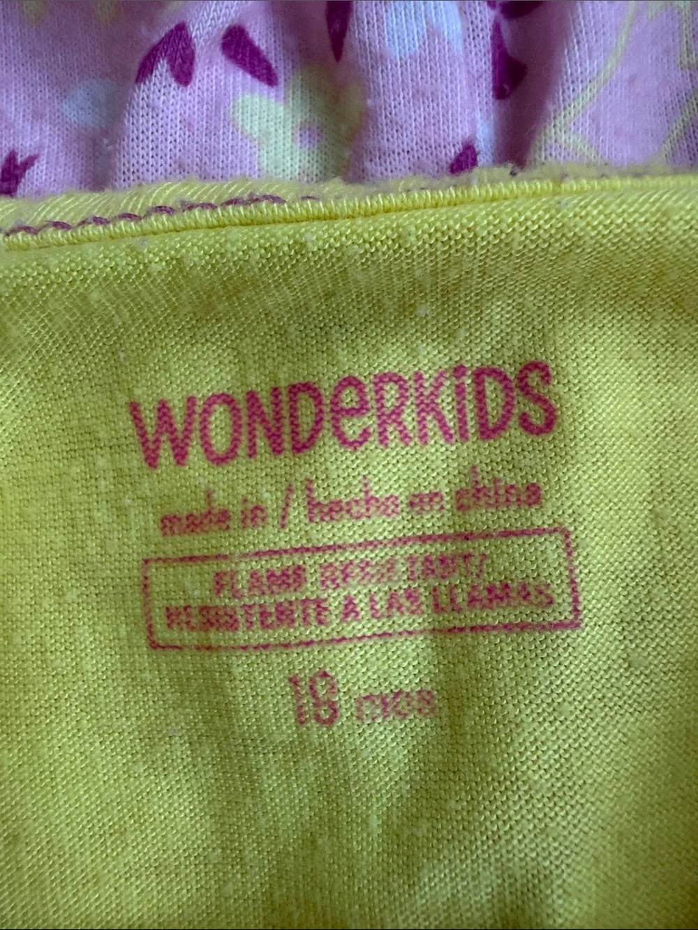 Wonderkids Yellow Top & Pink Heart-Print Pajama Set